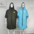 waterproof hooded dry surf short sleeve changing robe